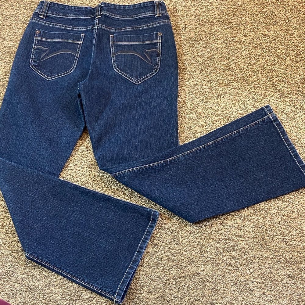 Gloria Vanderbilt Dark Blue Straight Leg Jeans Women’s Size 8